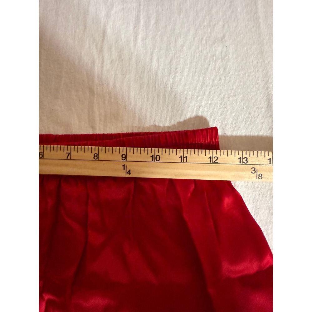 Vintage Valerie Stevens‎ Pure Silk Pajama Red 2 Piece Sleepwear NWT Petite Small - Picture 10 of 10